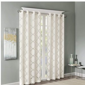 Madison Park Accents - Madison Park Eden Ivory Sheer Curtain 50x84 Madison Park Accents - Madison Park Eden Ivory Sheer Curtain 50x84